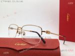 AAA Replica Cartier Premiere de Eyeglasses Gold Brown CT0068O